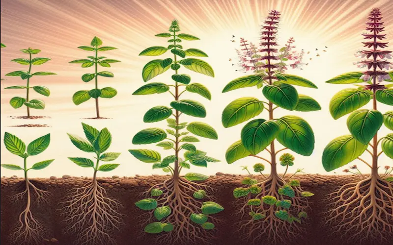 Growth Cycle of Basil