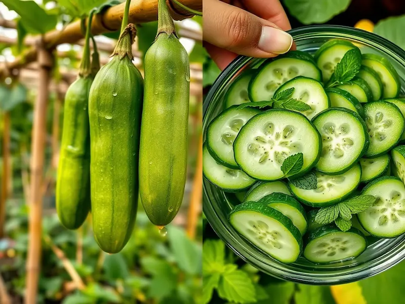 Cucumber growing tips and recipe