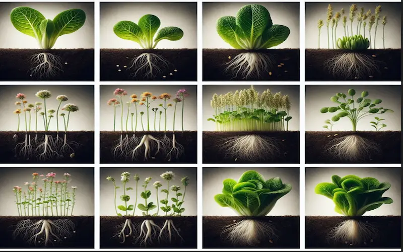 Lettuce growth stages