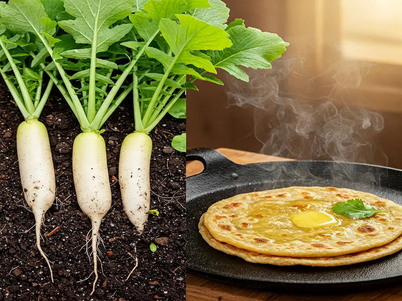 Radishes growing tips and recipe