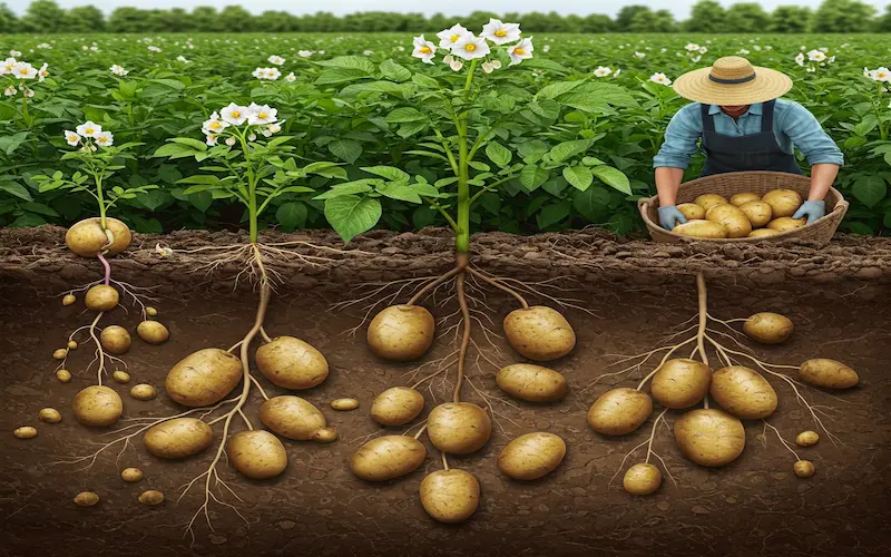 potato life cycle diagram