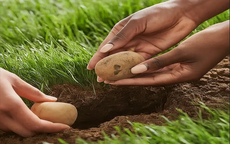 Potato planting
