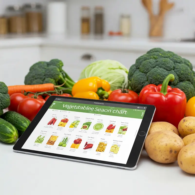 vegetable season chart